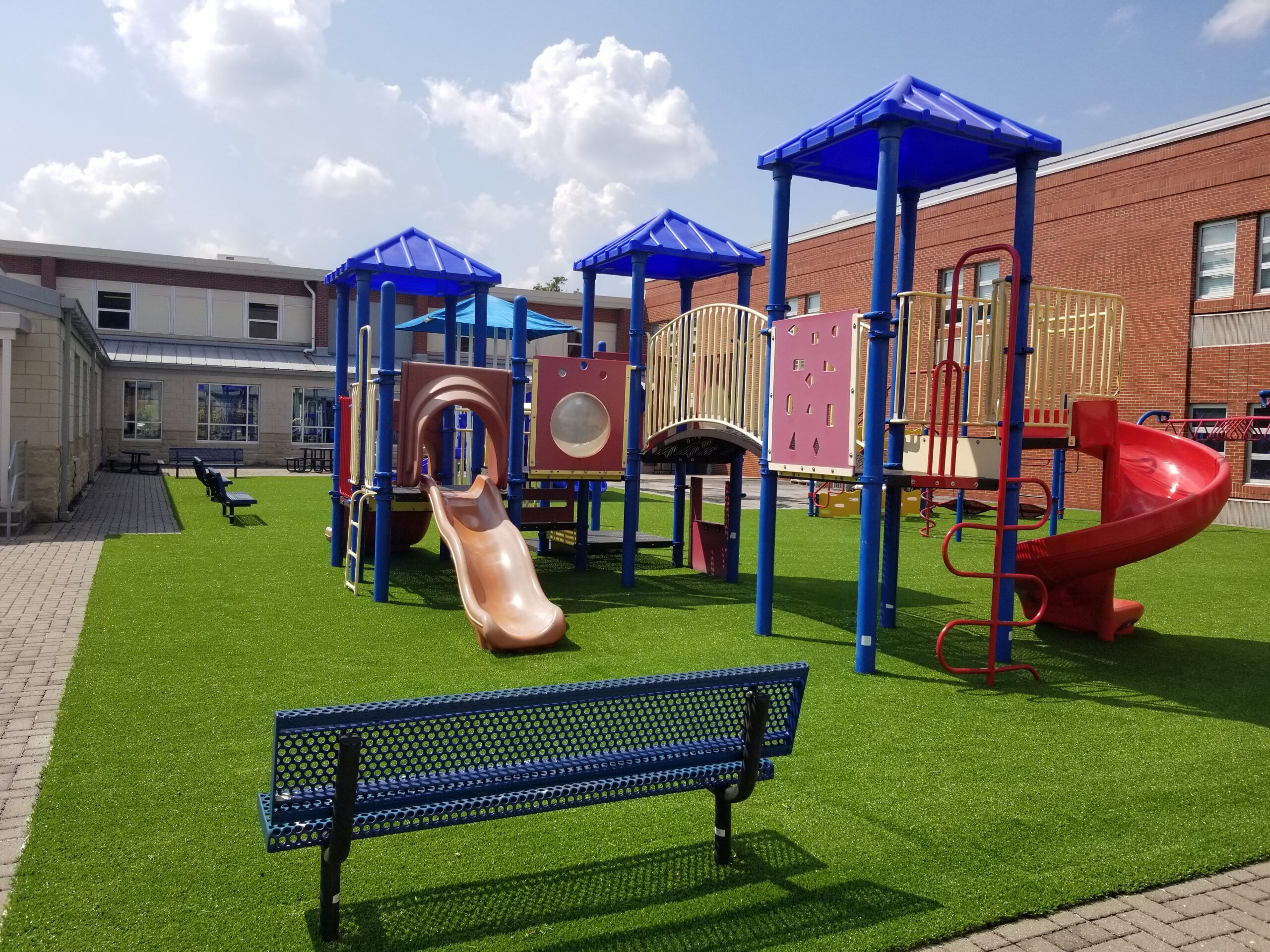 school playground artificial grass