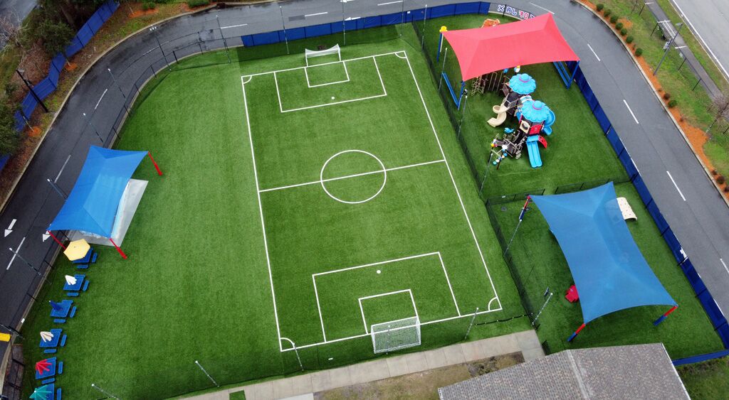 Grass365 offers synthetic grass for sports fields.