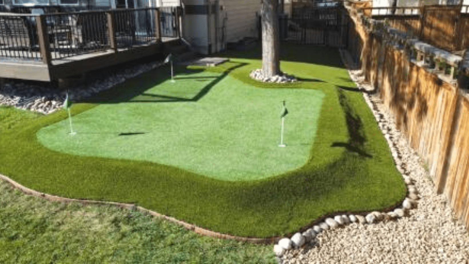 Backyard Putting Green Installation