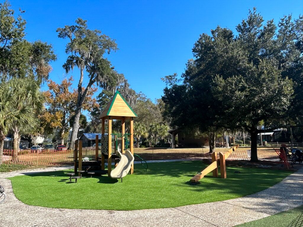 Savannah hilton head synthetic grass playground
