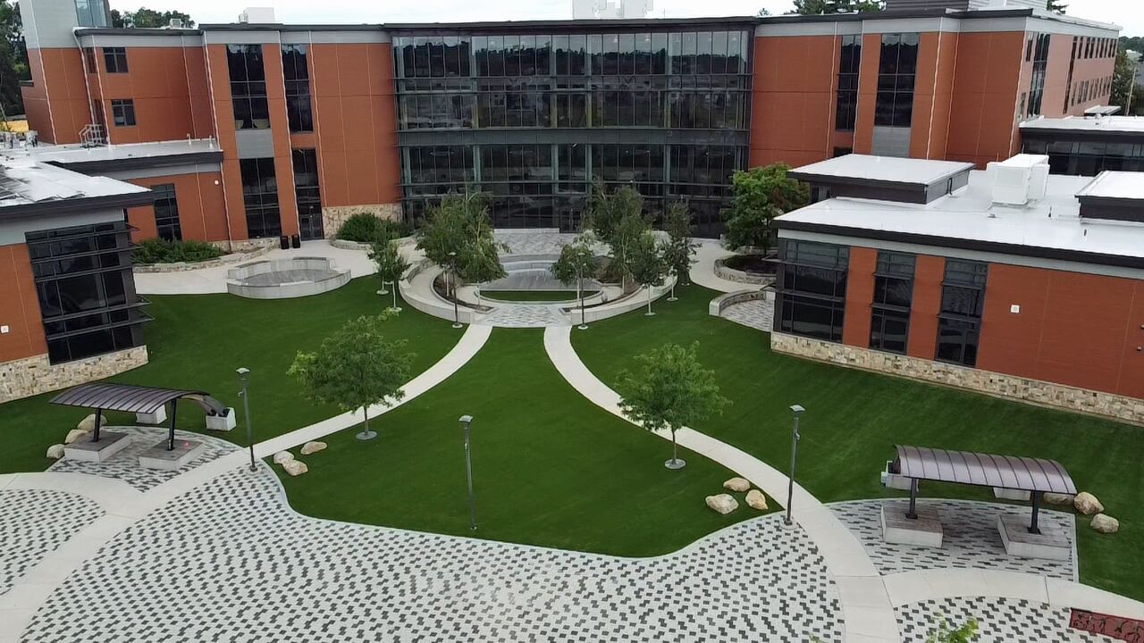 Synthetic Grass Shool Office Boston