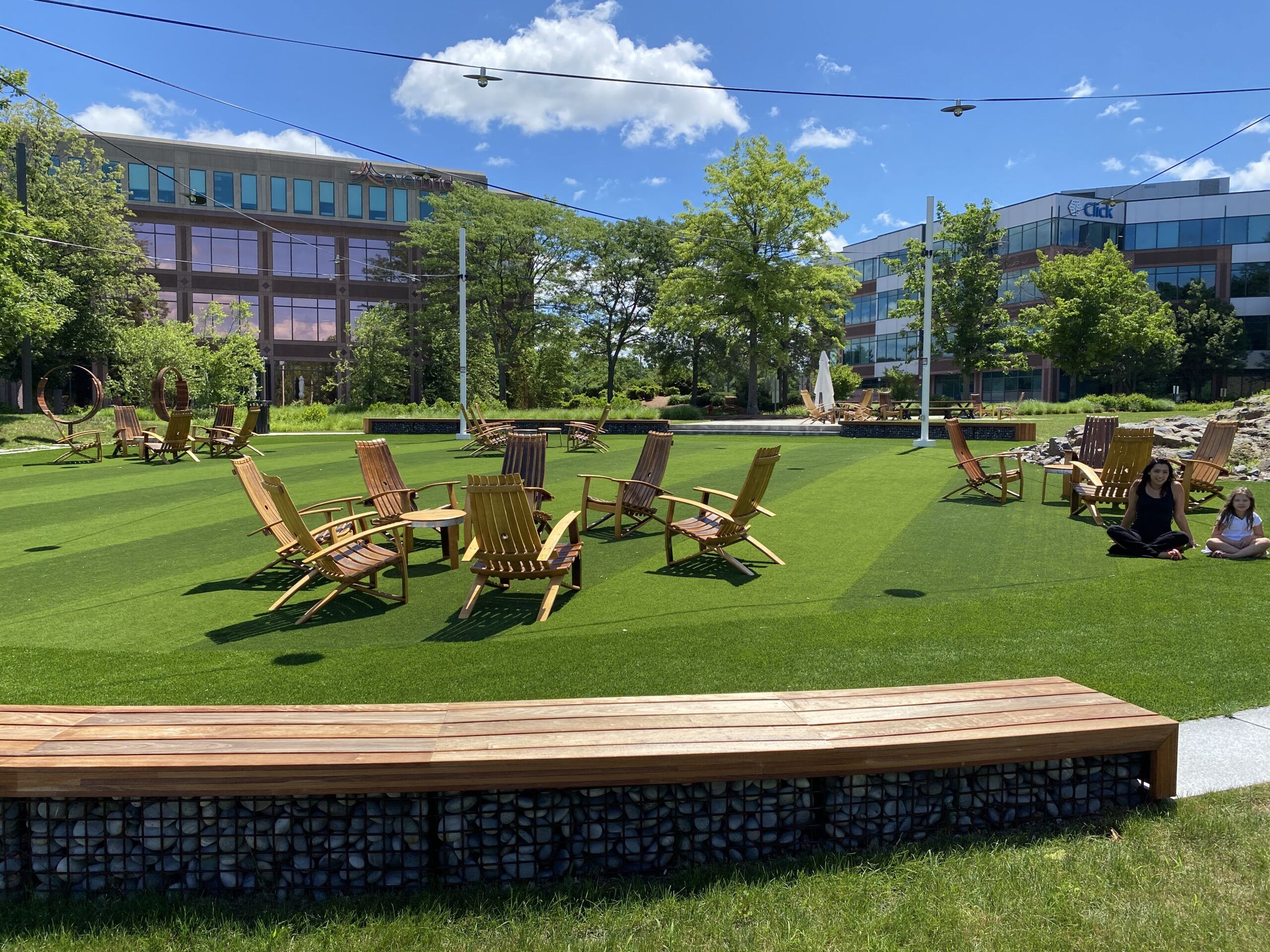 office lawn artificial turf boston