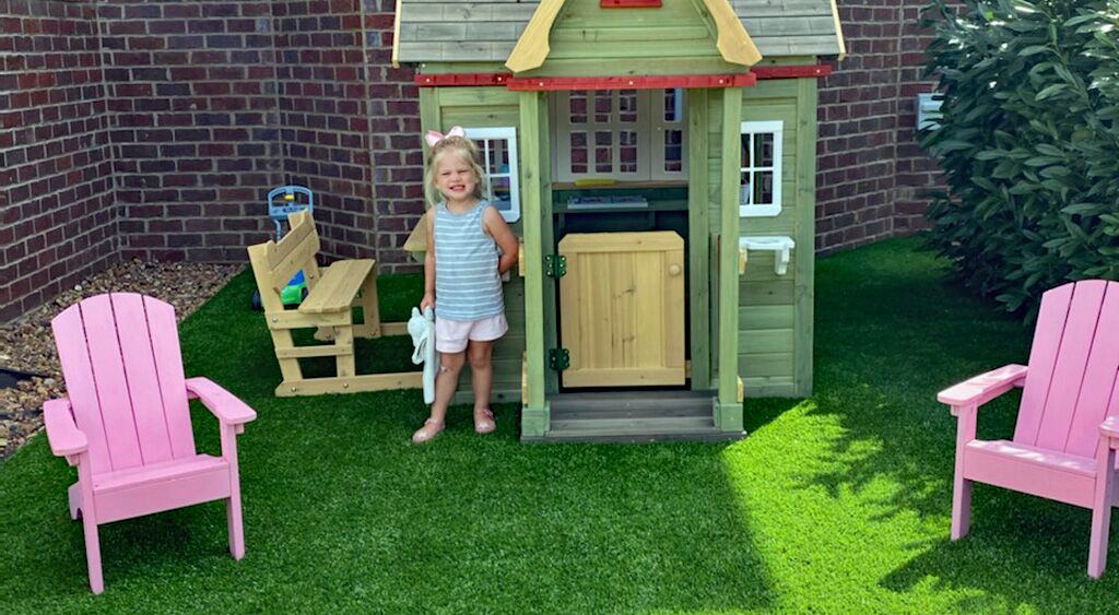 Play-house-on-synthetic-grass lexington