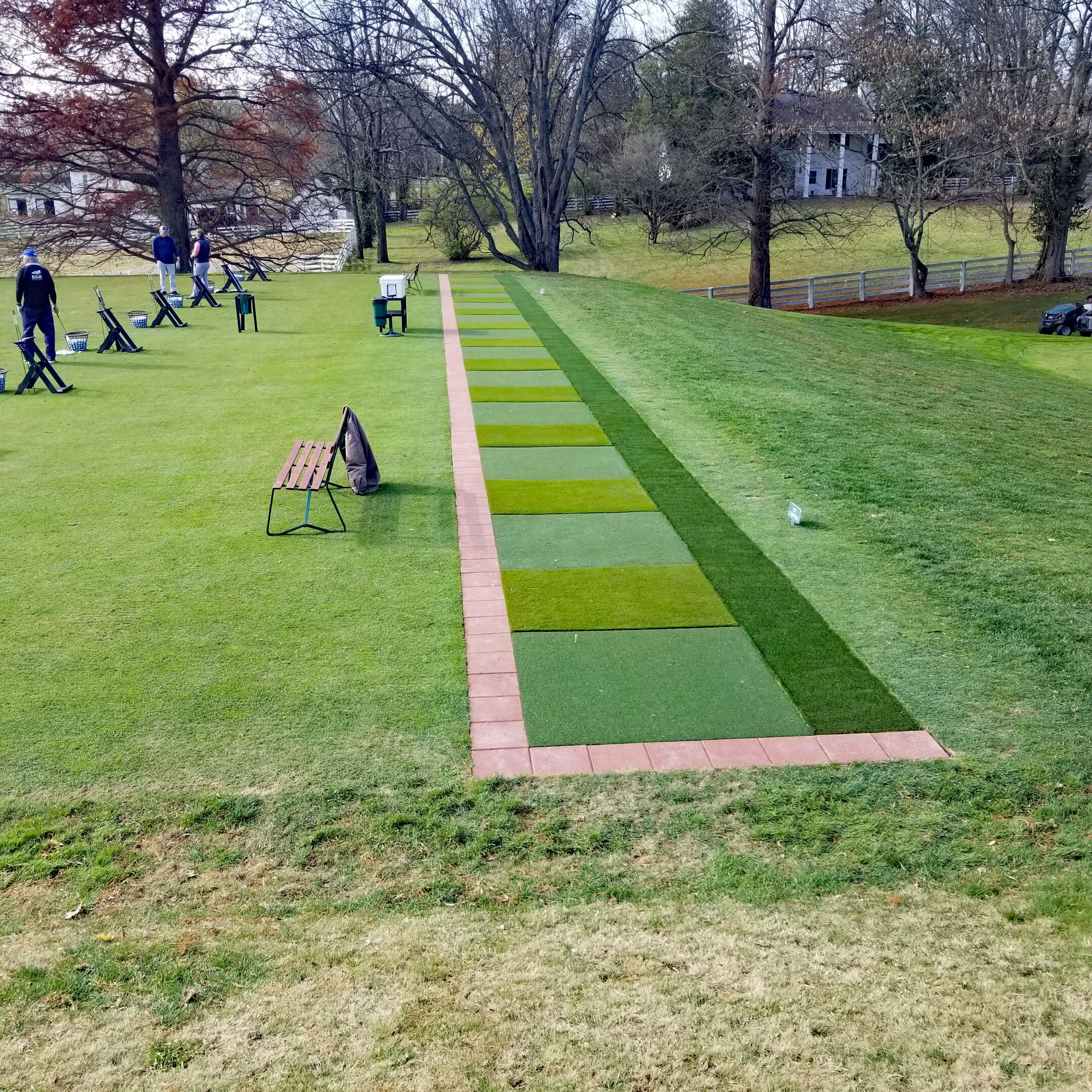 artificial grass mat tee line lexington