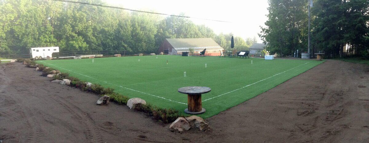 Croquet Court Ready For Play