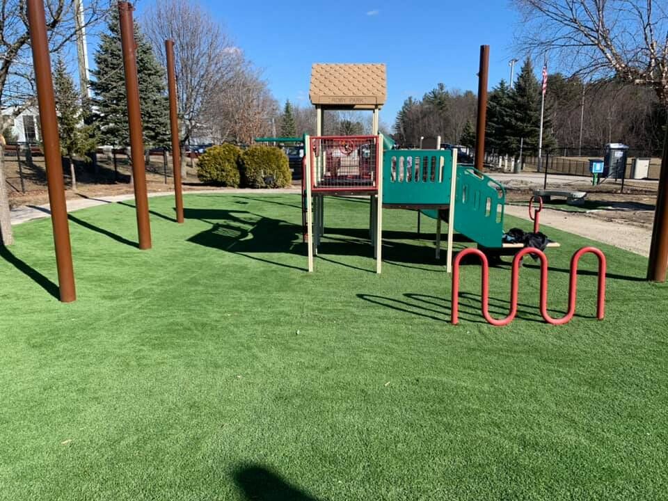 Denver Playground Artificial Grass with Slide